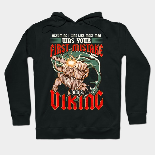 Viking Vikings Norse Funny Humor Quotes Gifts Hoodie by E